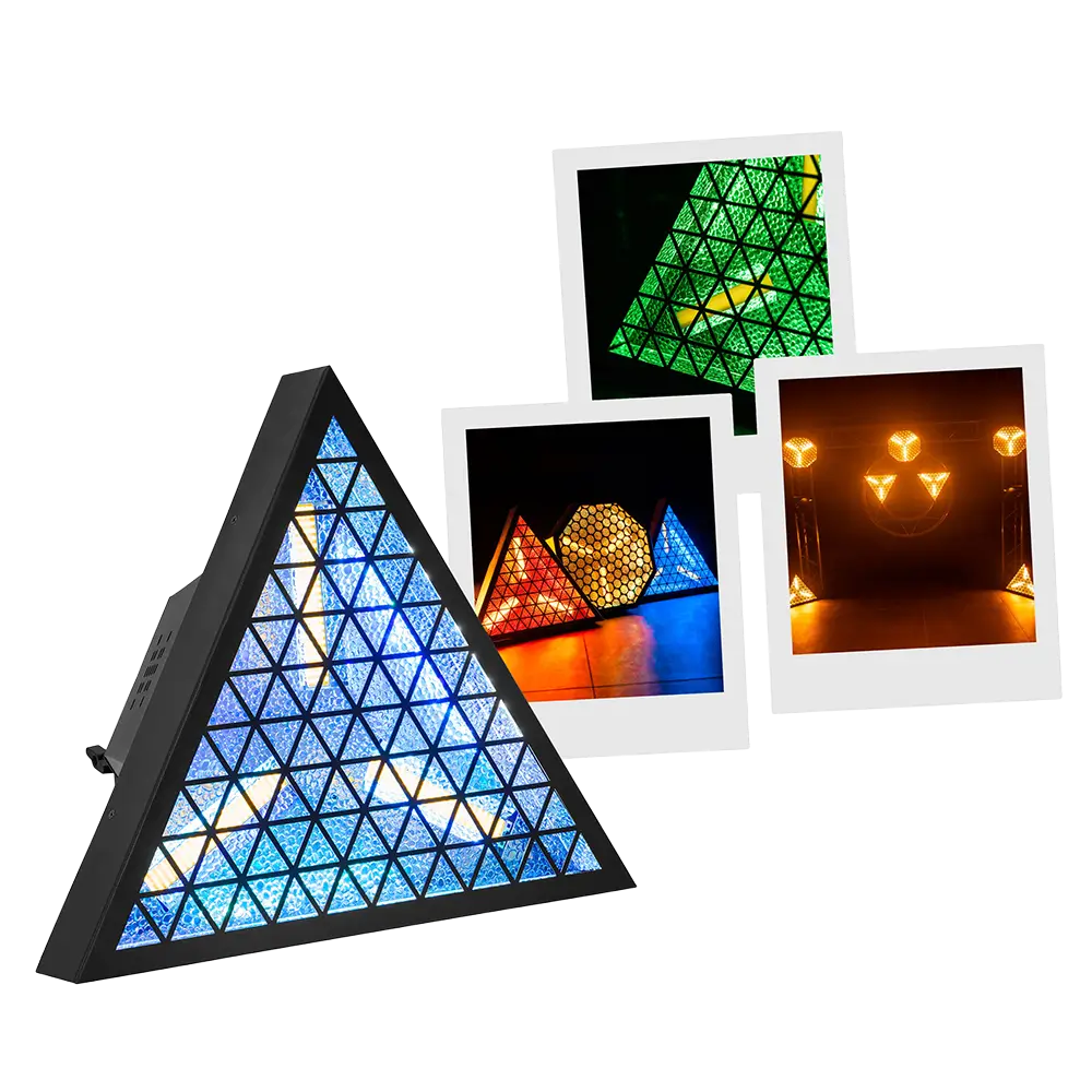 Amber-T" retro LED-effect amberkleurige buis + RGB DMX - Mac Mah