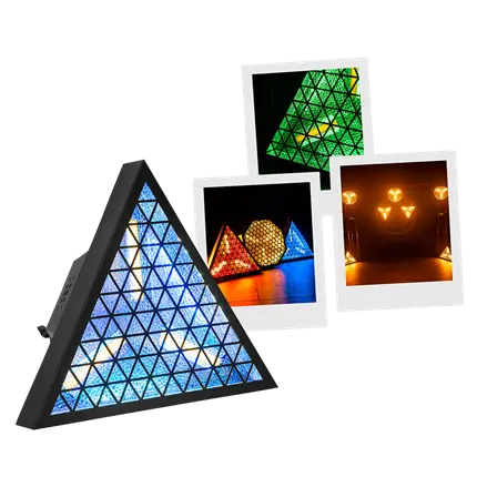 Amber-T retro LED-effect amberkleurige buis + RGB DMX - Mac Mah