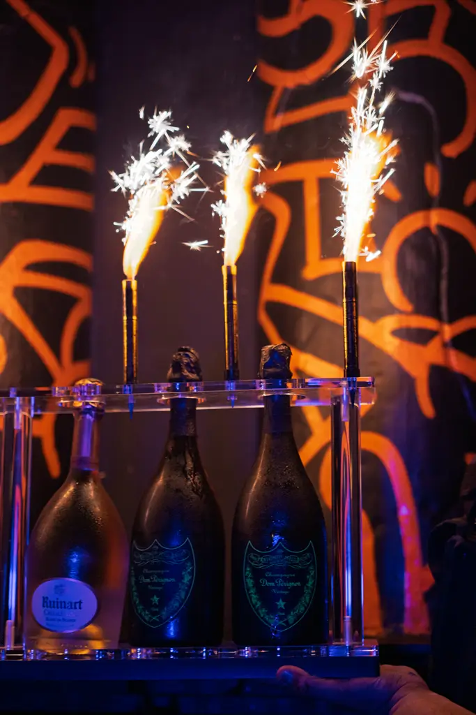 VIP 5-flessen showlijndisplay | door Sparklers®