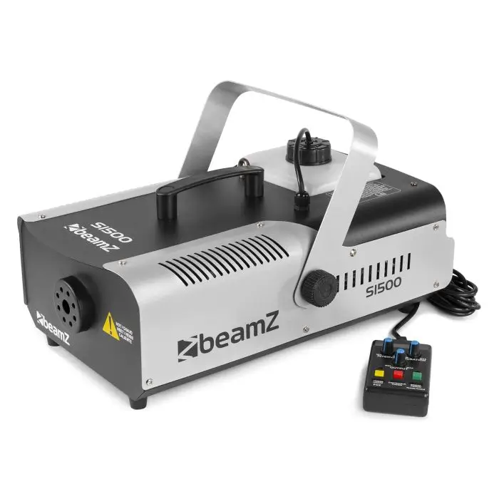 BEAMZ S1500 Rookmachine met DMX - 1500W + Bedrade Afstandsbediening met Timer