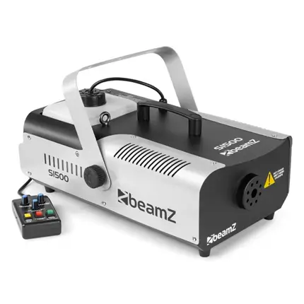 BEAMZ S1500 Rookmachine met DMX - 1500W + Bedrade Afstandsbediening met Timer