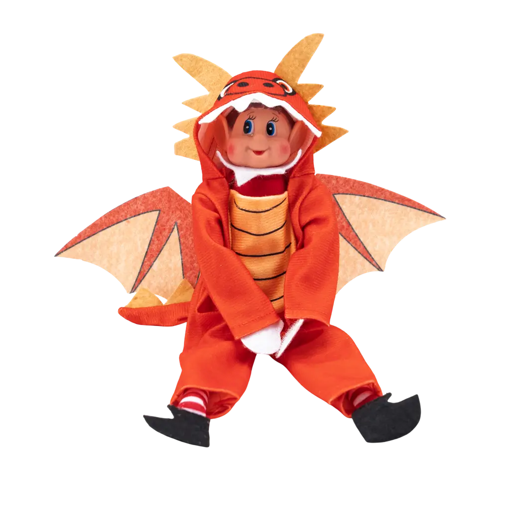 Draak" Grappenmaker Elf Vermomming