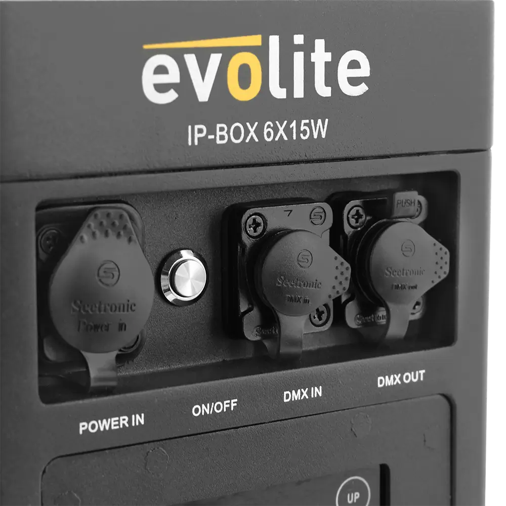 Evolite IP-Box 6×15W waterdichte schijnwerper - LED op batterij IP65