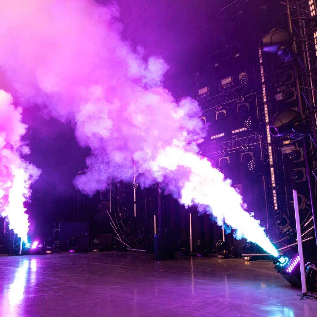 CO2-mistmachine voor buiten - Pro Fogjet CO2 IP Evolite - Krachtige straal & DMX (IP54)