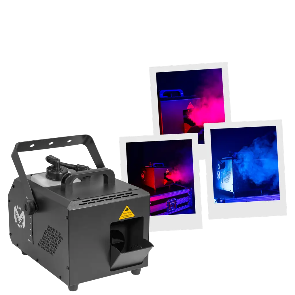 1000 W mistmachine - Mac Hazer 1000 Mac Mah - Lichte mist & DMX-besturing