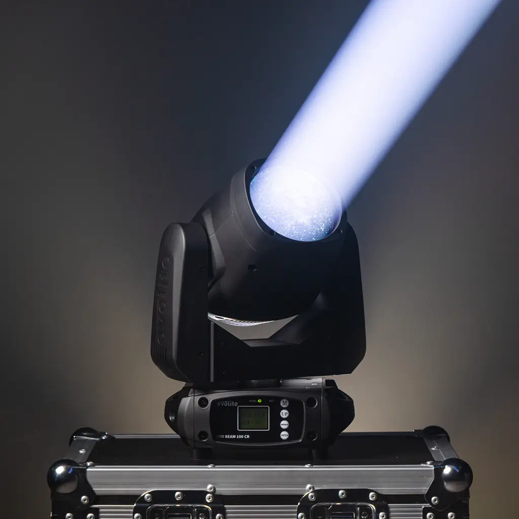100W bundelprojector - Evo Beam 100 CR Evolite - DMX-besturing & meerkleurige LED's