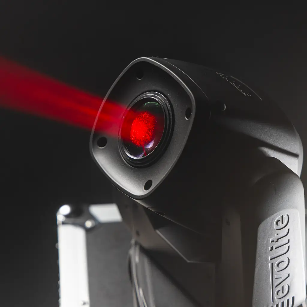 Set 2 spots 100 W in flightcase - Evo Spot 100 CR Set Evolite - Veelkleurige LED & DMX-bediening