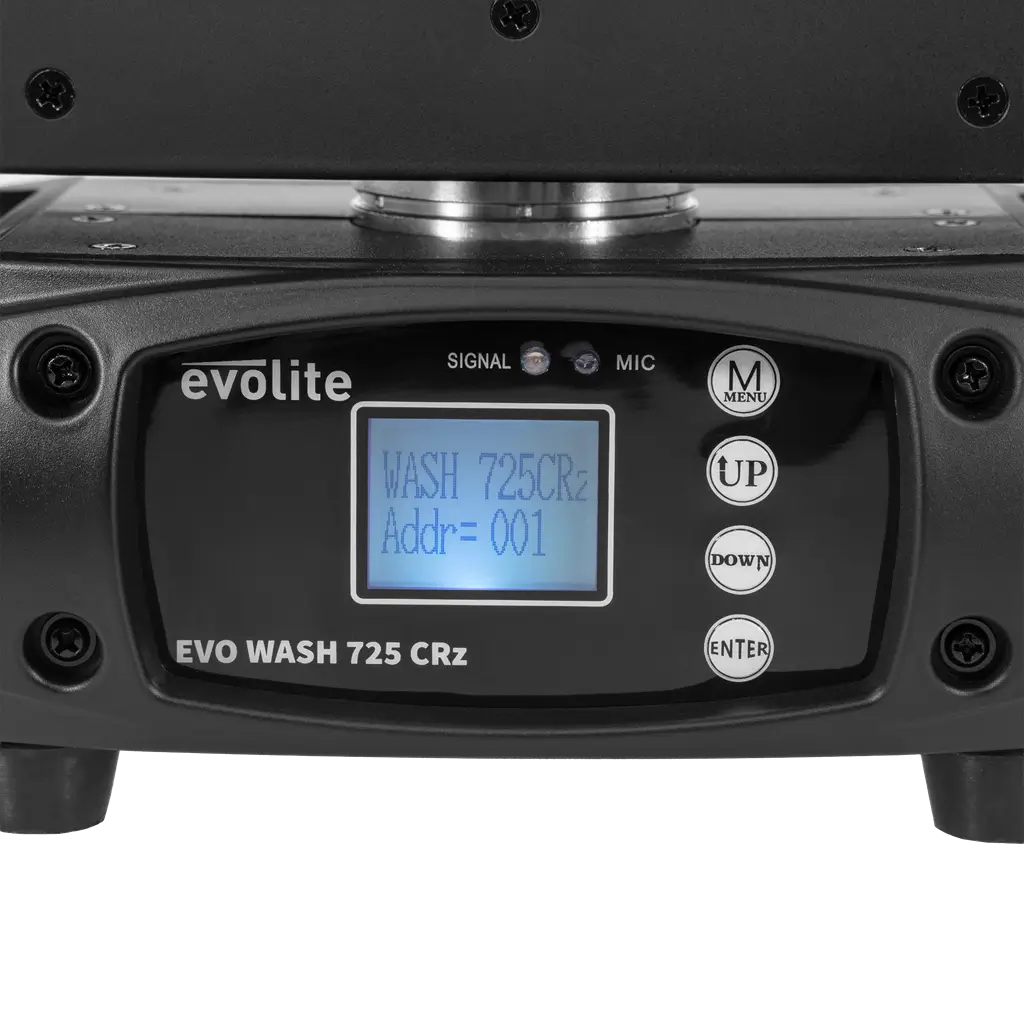 Wasspot 725 W - Evo Wash 725 CRz Evolite - Veelkleurige LED & DMX-bediening