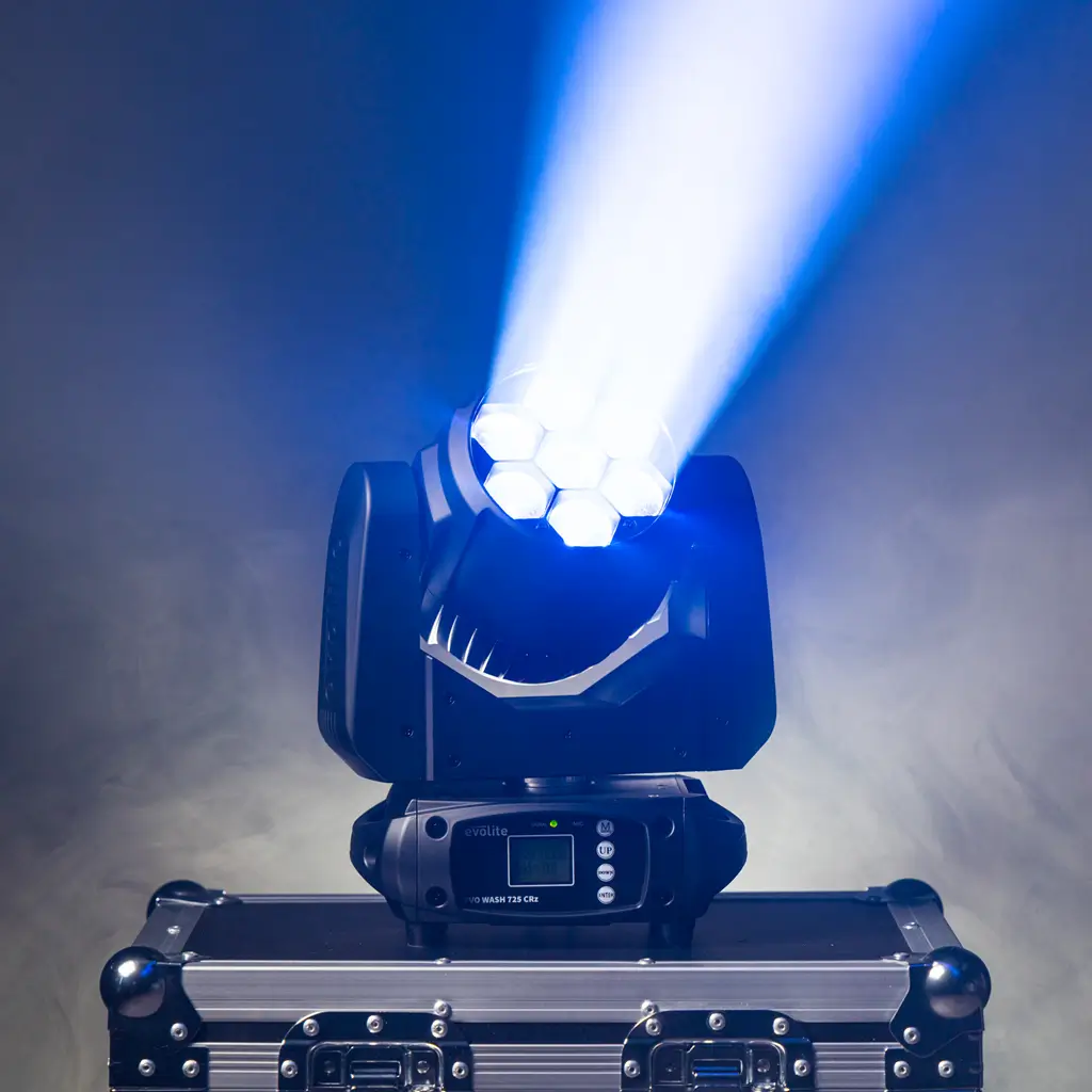 Wasspot 725 W - Evo Wash 725 CRz Evolite - Veelkleurige LED & DMX-bediening