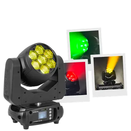 Wasspot 725 W - Evo Wash 725 CRz Evolite - Veelkleurige LED & DMX-bediening