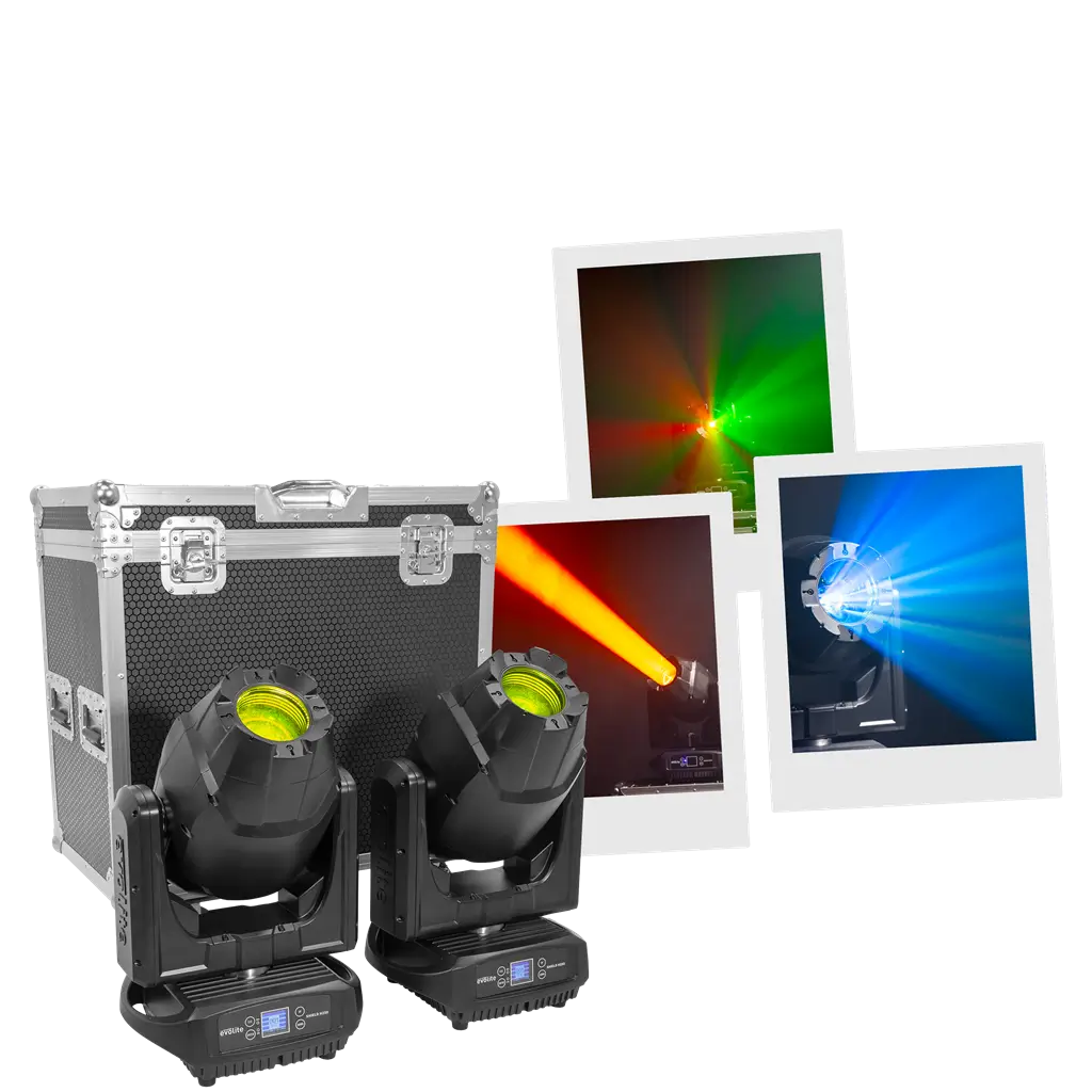 250 W hybride schijnwerper - Shield H250 IP65 Evolite - Binnen en buiten gebruik - DMX & Gobo's