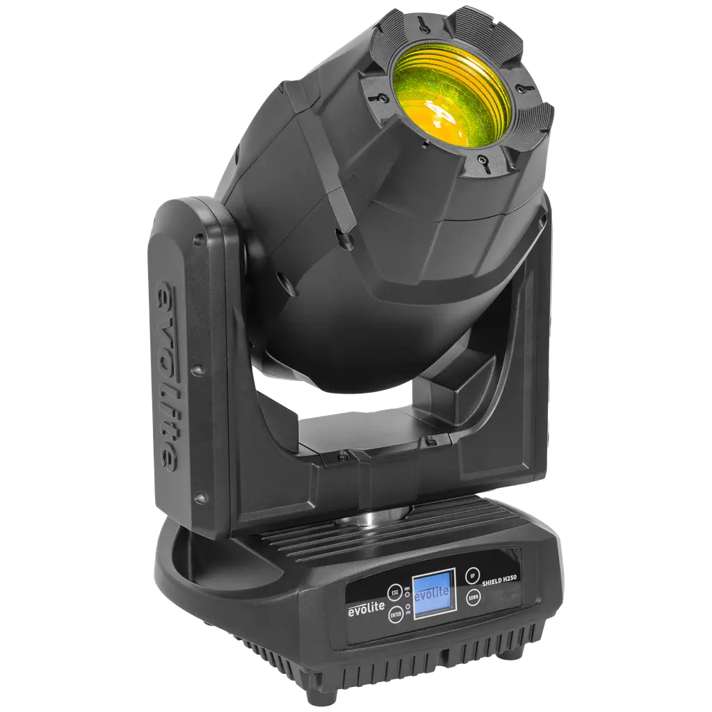 250 W hybride schijnwerper - Shield H250 IP65 Evolite - Binnen en buiten gebruik - DMX & Gobo's