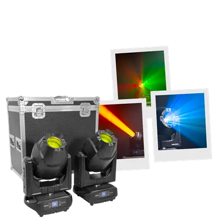 250 W hybride schijnwerper - Shield H250 IP65 Evolite - Binnen en buiten gebruik - DMX & Gobo's