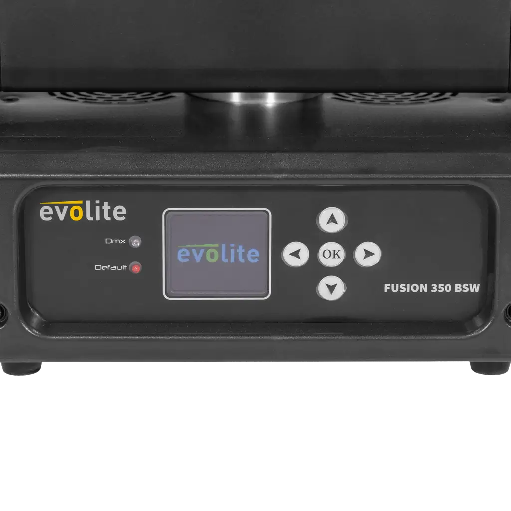 Set van 2 hybride schijnwerpers 350 W in flightcase - Fusion 350 BSW Set Evolite - Intelligent Beam, Spot & Wash