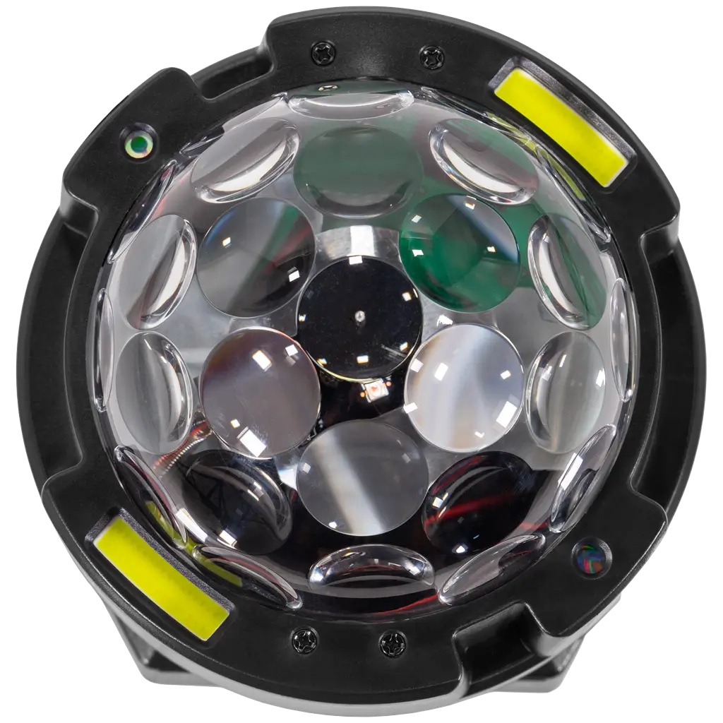 Roterende effectenprojector - BoomTone DJ spinner - Veelkleurige LED & stroboscoop & DMX-bediening