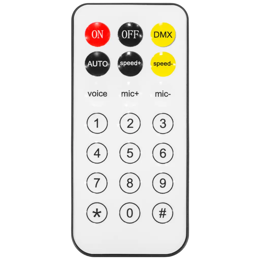 Roterende effectenprojector - BoomTone DJ spinner - Veelkleurige LED & stroboscoop & DMX-bediening