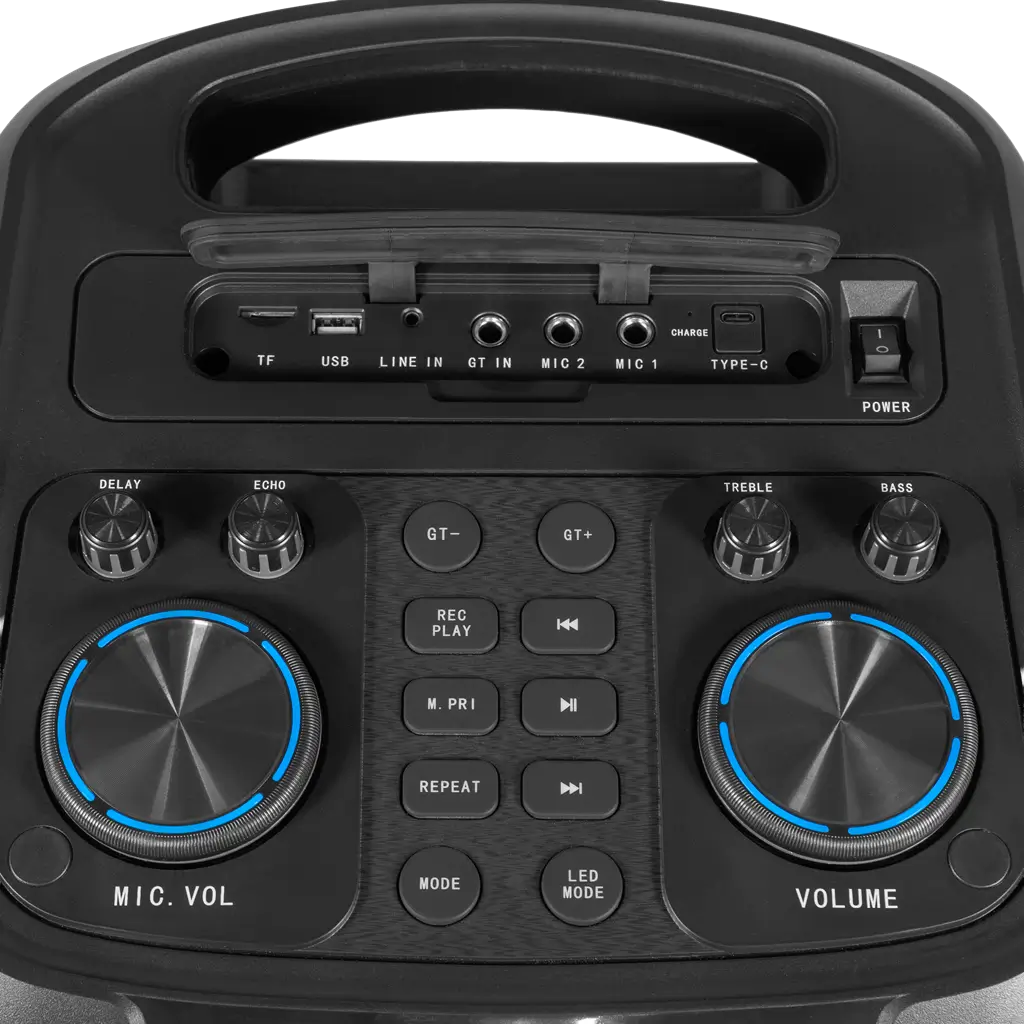 Draagbare luidspreker - Boomaster 900 BoomTone DJ - 900 W, Bluetooth 5.0 & LED-verlichting