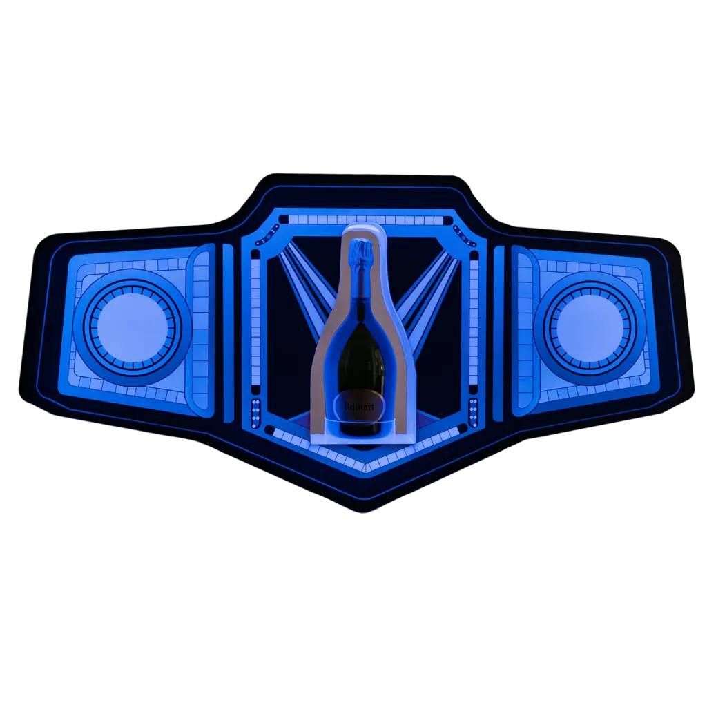 Rituel de service "Boxe" - Verlichte VIP-flesdisplay | By Sparklers