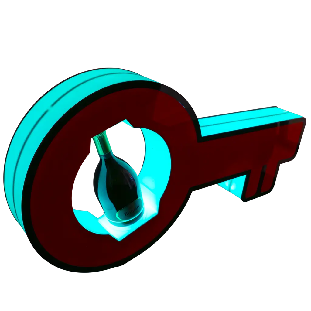 Belangrijk serviceritueel - Verlichte VIP-flesdisplay | Door Sparklers®