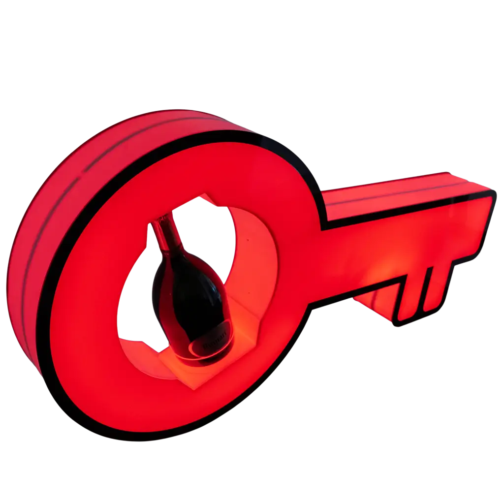 Belangrijk serviceritueel - Verlichte VIP-flesdisplay | Door Sparklers®