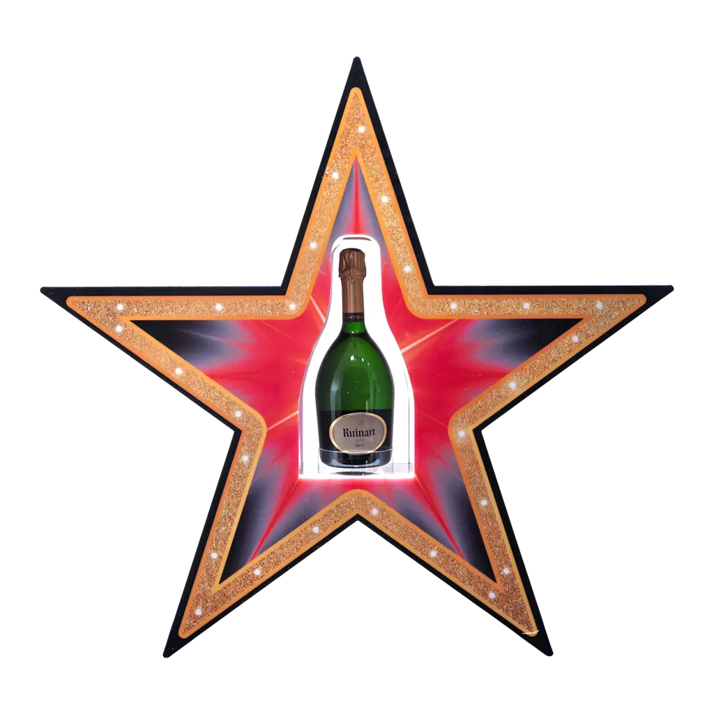 Rituel de service "Étoile" - Verlichte VIP-flesdisplay | By Sparklers