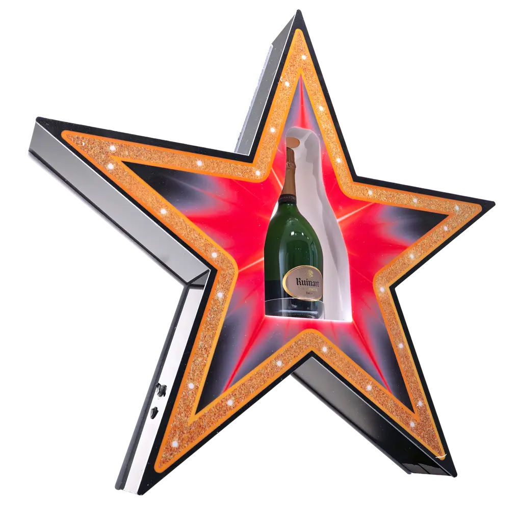 Rituel de service "Étoile" - Verlichte VIP-flesdisplay | By Sparklers