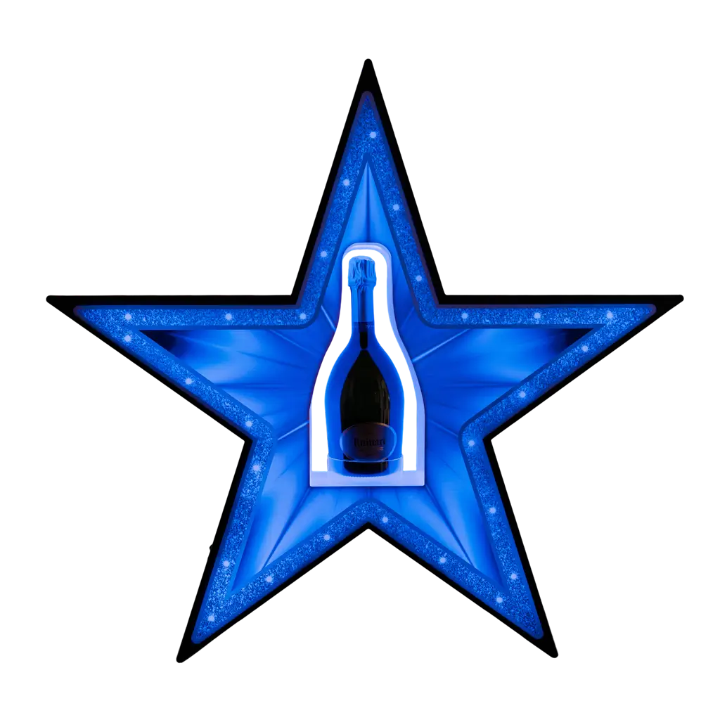 Rituel de service "Étoile" - Verlichte VIP-flesdisplay | By Sparklers
