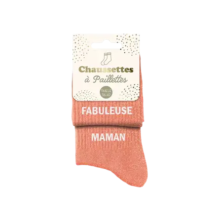 Fabuleuse Maman Duo Glittersokken - Een Maat 36-42