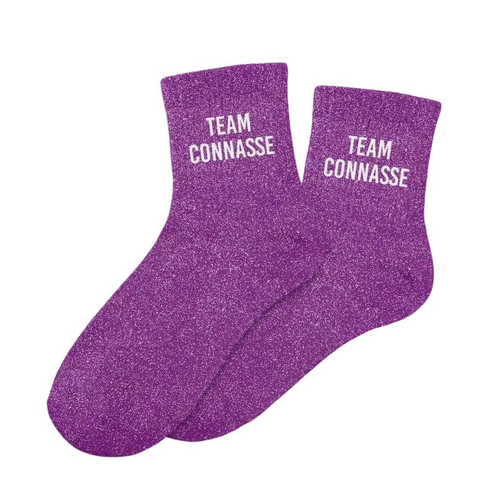 Team Connasse Glittersokken - Een Maat 36-42