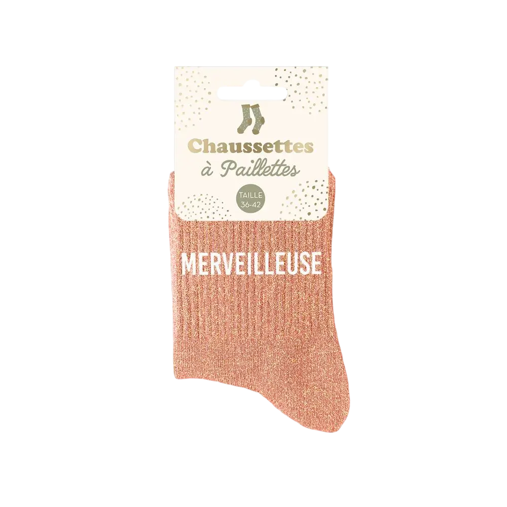 Merveilleuse Glittersokken - Een Maat 36-42