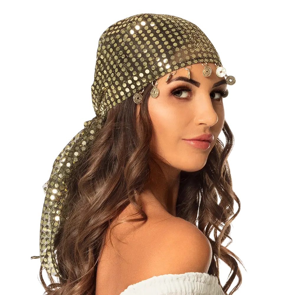 Gouden Oritental Bandana