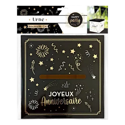 Happy Party Verjaardag Urn