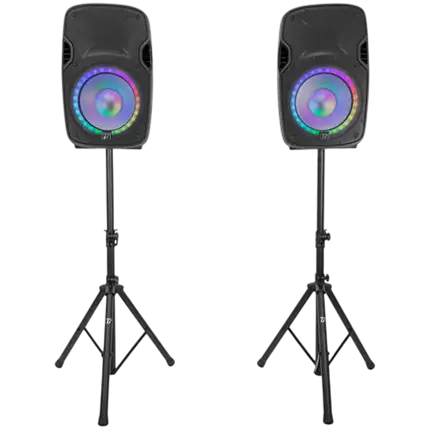 Sound Pack 2 12'' luidsprekers - BoomTone DJ PS212A LED-set