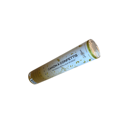 Confettikanon 20 cm Goud