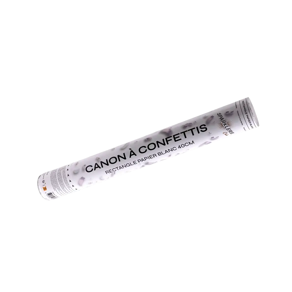 40cm Witte confetti kanonnen