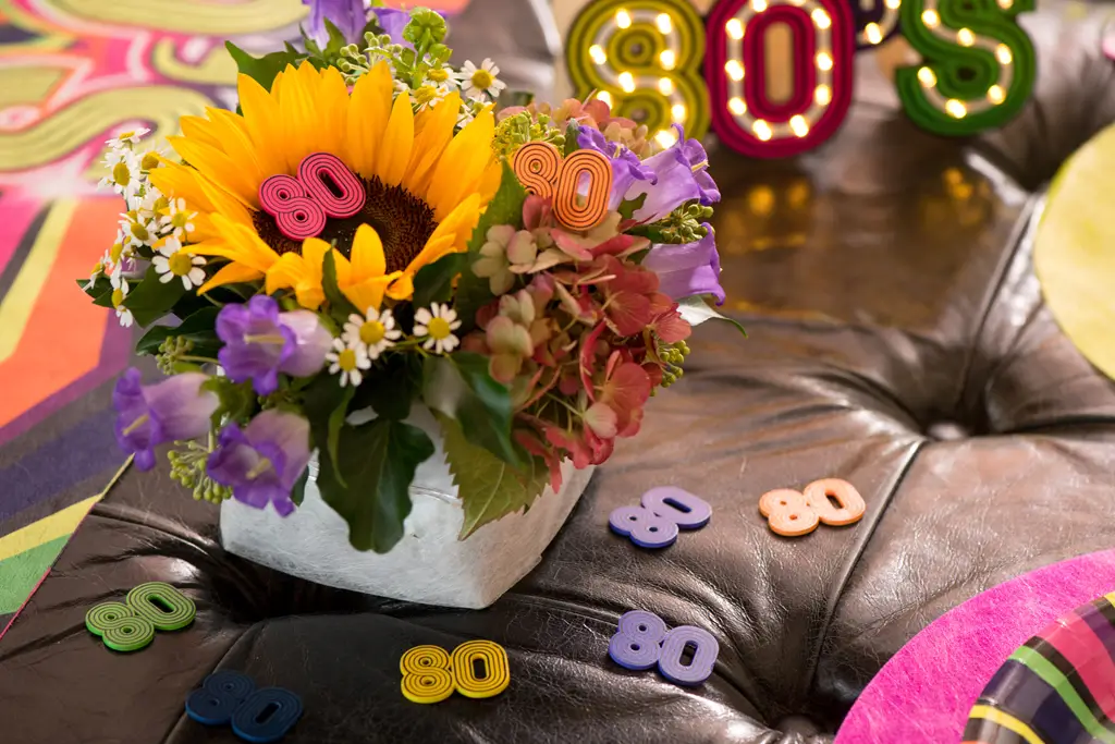 Tafeldecoratie - jaren 80 - Set van 10