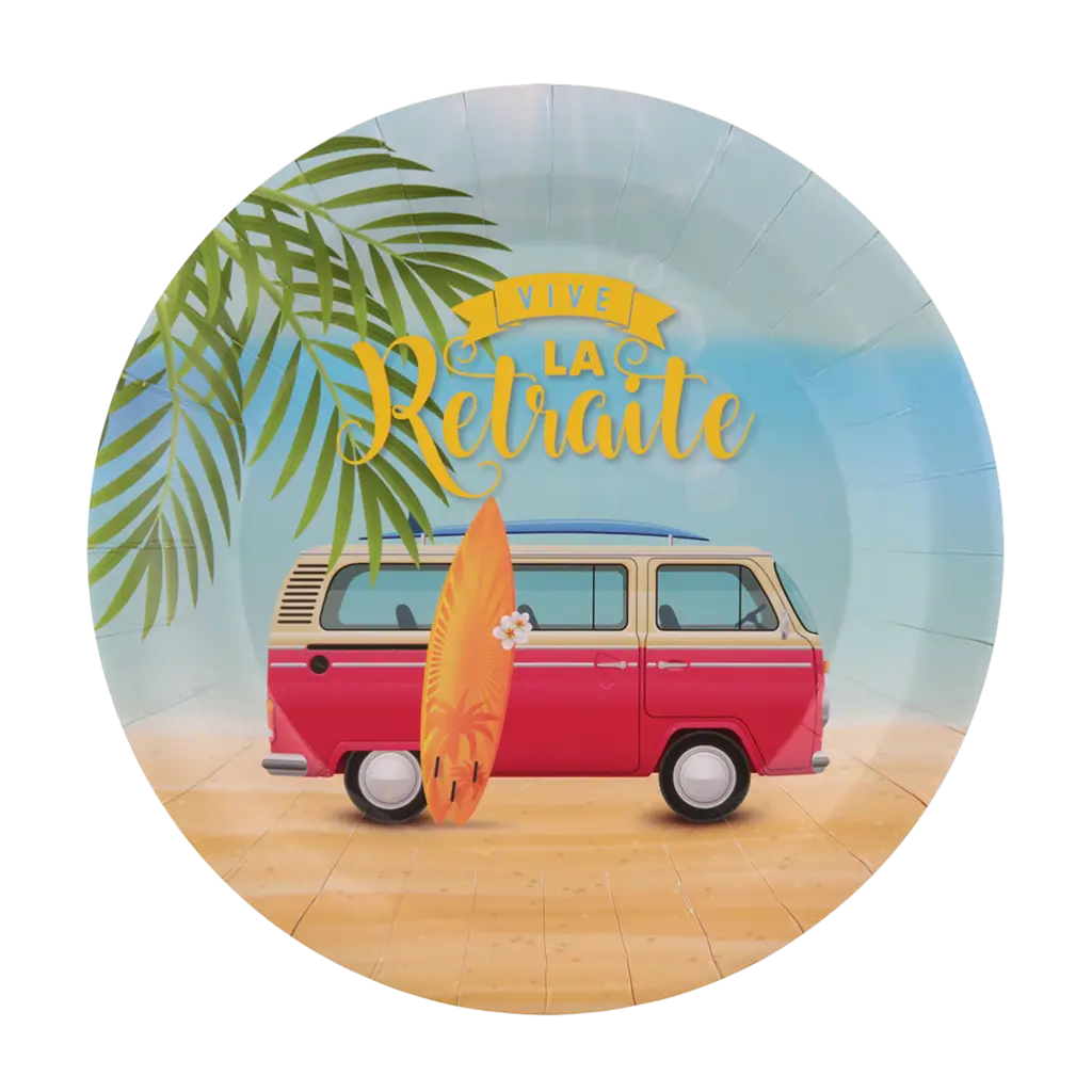 Retirement bord - La belle vie (pak van 10)