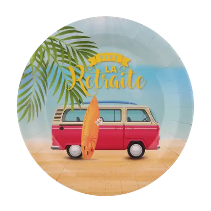 Retirement bord - La belle vie (pak van 10)