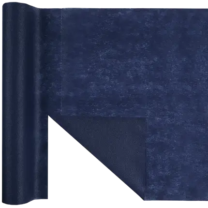 Harmony 4,8 m voorgesneden tafelloper - marineblauw