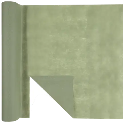 Harmony 4,8 m voorgesneden tafelloper - Olijf