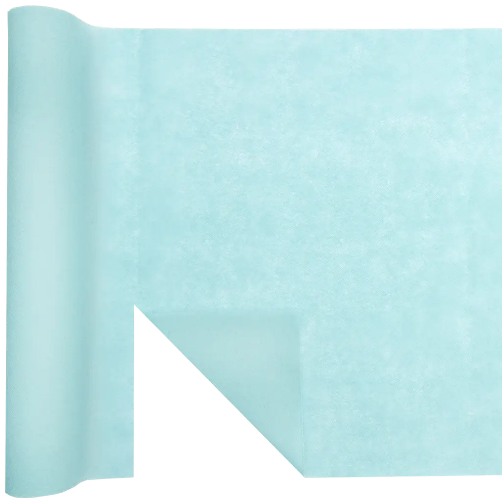 Harmony 4,8 m voorgesneden tafelloper - Lichtblauw