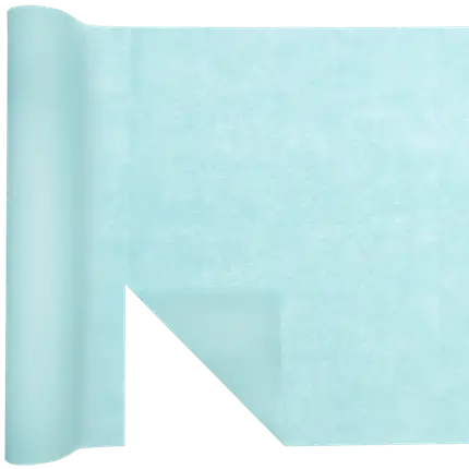 Harmony 4,8 m voorgesneden tafelloper - Lichtblauw