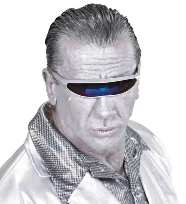 Zilveren Robot Bril – Futuristisch Kostuum Accessoire