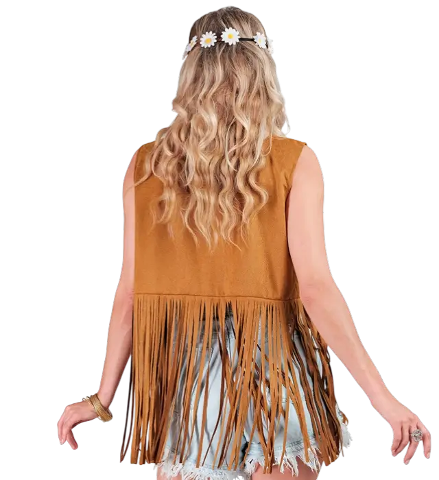 Hippie Jas met Franjes Cowboy Western Stijl – Jaren 70 Kostuumjas