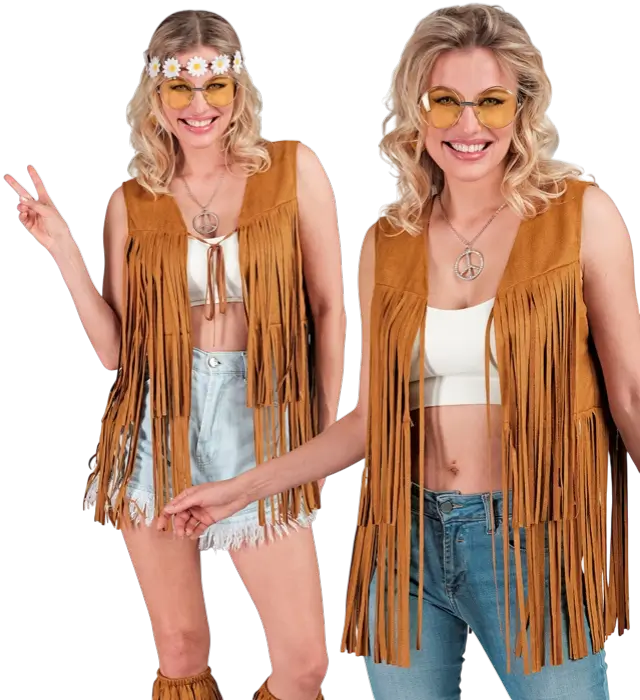 Hippie Jas met Franjes Cowboy Western Stijl – Jaren 70 Kostuumjas