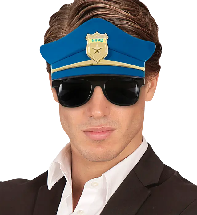 Politie Officier Pilotenbril – Politie Kostuum Accessoire