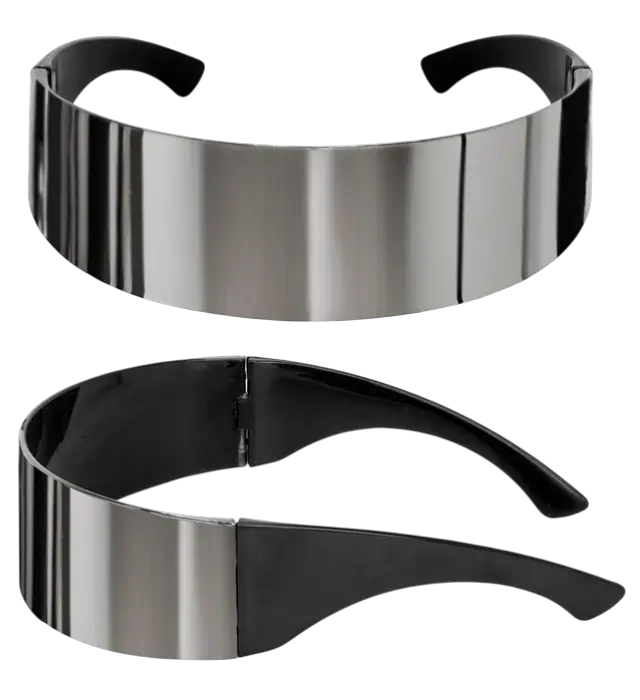 Spiegel Zonnebril – Zonnebril met Spiegelglazen – Kostuum Accessoire