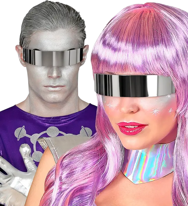 Spiegel Zonnebril – Zonnebril met Spiegelglazen – Kostuum Accessoire