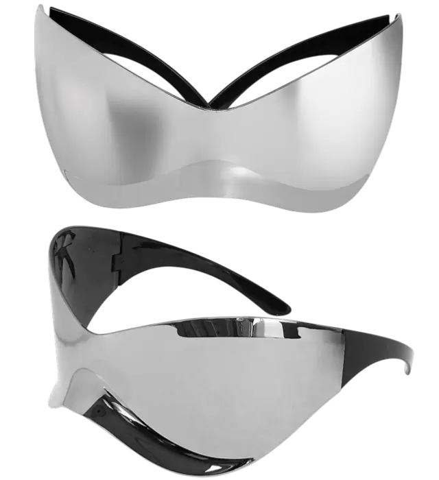 Super Spiegel Zonnebril – Zonnebril met Spiegelglazen – Kostuum Accessoire