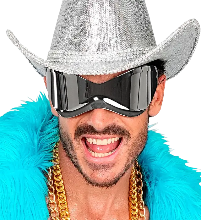 Super Spiegel Zonnebril – Zonnebril met Spiegelglazen – Kostuum Accessoire